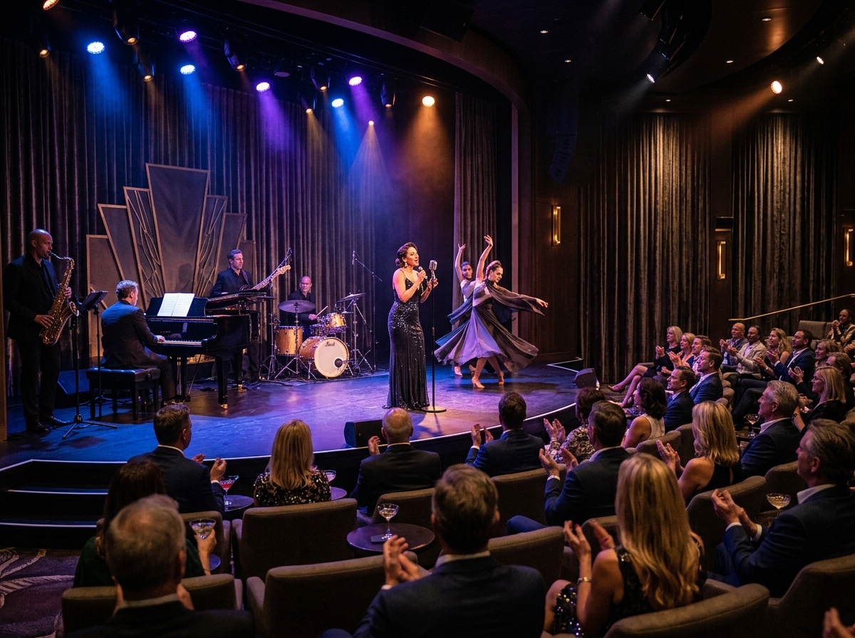 Live Shows aboard a cruise ship